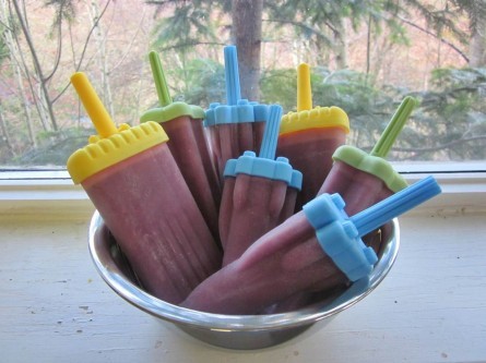 Berry Homemade Popsicles