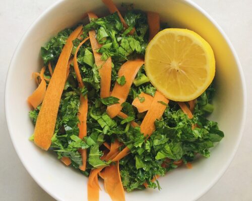 Kale Salad with Carrots