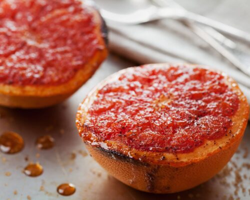 Broiled Grapefruit with Cinnamon