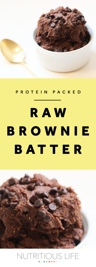 raw brownie batter