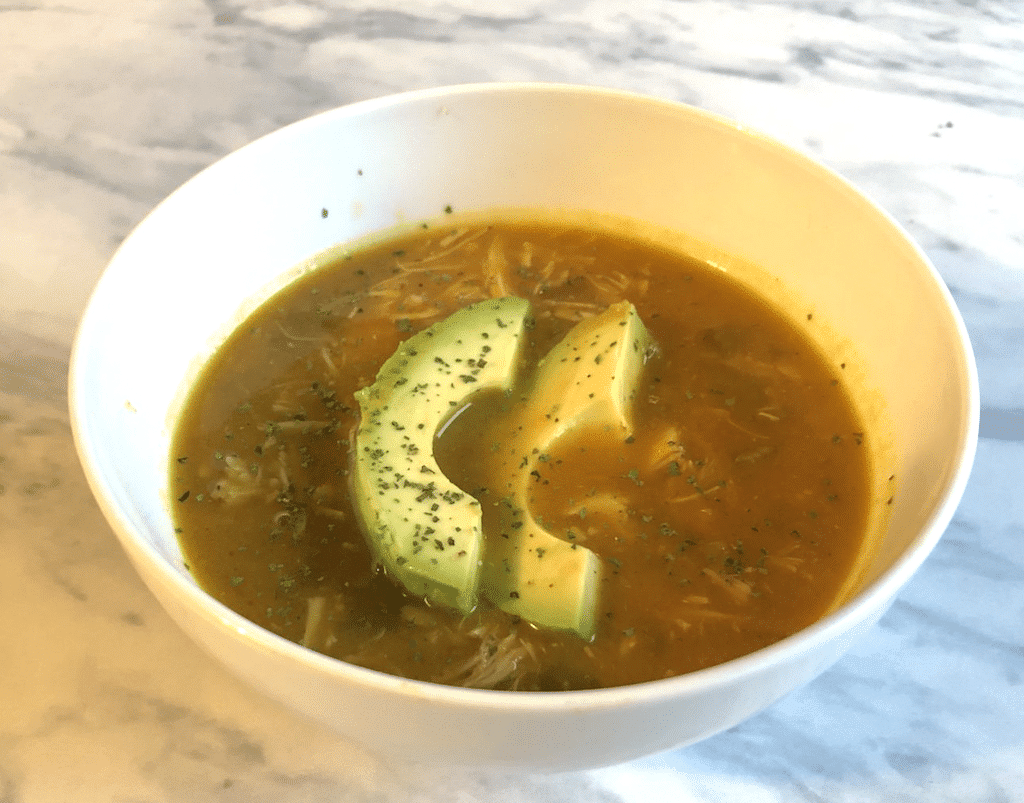 Instant Pot Green Chili Chicken Soup