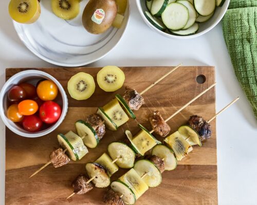 Balsamic Chicken and Zespri™ SunGold™ Kiwifruit Kebabs