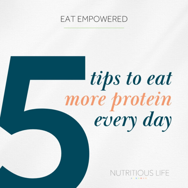 Struggling to get in more protein? 🍳 Here’s a few simple tweaks that just may work wonders in boosting your protein intake. Eating enough protein is so important for a well-rounded and nutritious lifestyle because it:

- supports muscle growth and repair
- keep us feeling satisfied
- supports a healthy metabolism
- provides essential amino acids 

#proteinbenefits #proteinfoods #eatmoreprotein #eatempowered